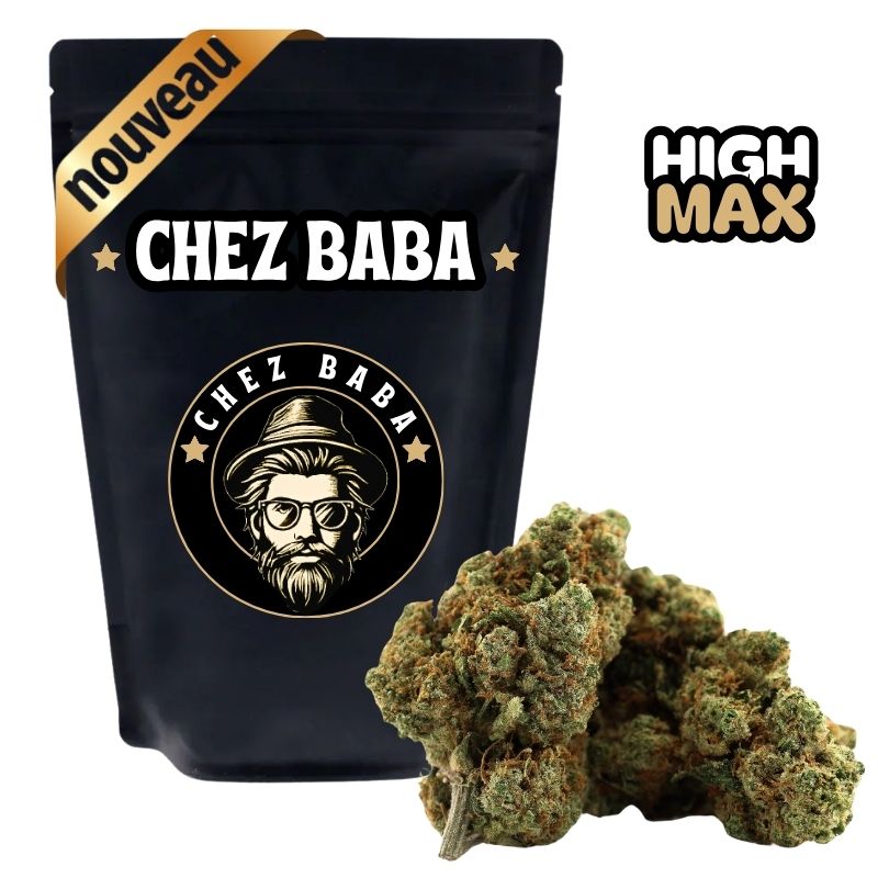 Fleur PIKA T’CHUP’S HAZE avec pochon Chez Baba – Collection premium THC+