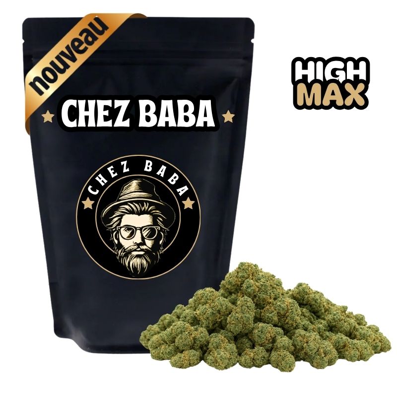 KANDY KUSH avec pochon Chez Baba – Fleur premium THC+ micro-lot

