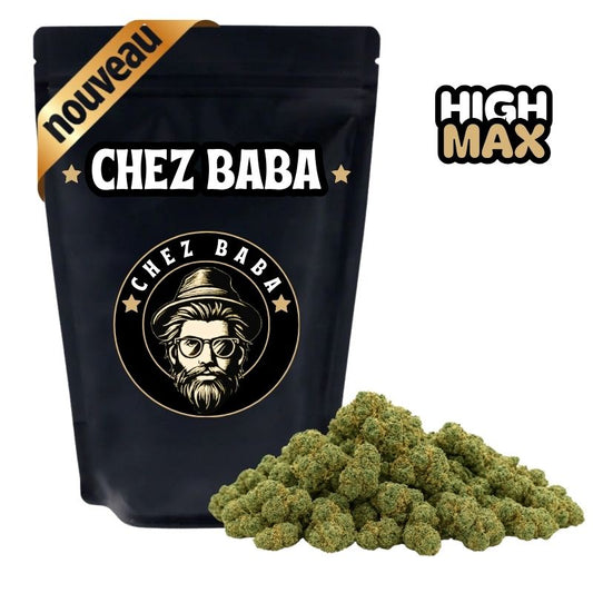 KANDY KUSH avec pochon Chez Baba – Fleur premium THC+ micro-lot

