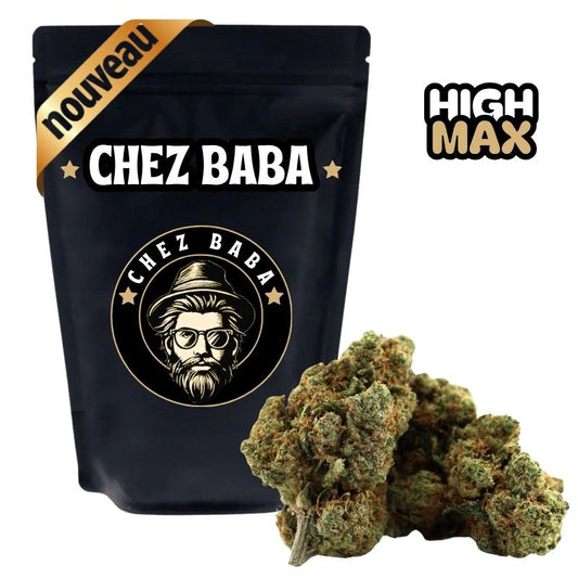 Fleur PIKA T’CHUP’S HAZE avec pochon Chez Baba – Collection premium THC+
