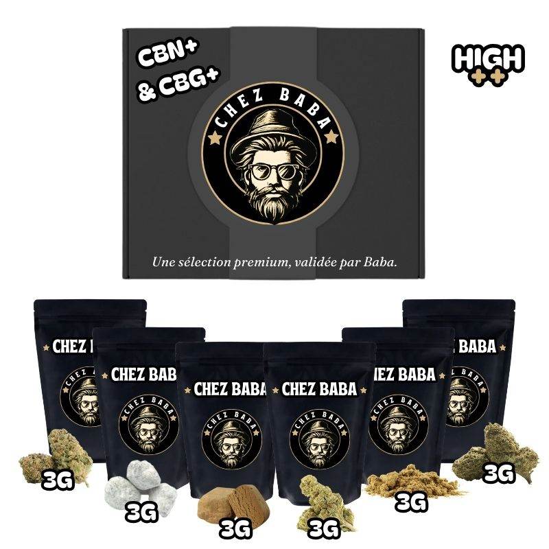 LA BABA BOX CBN+ & CBG+ (HIGH++) - Chez BabaCBN+Chez - baba.frBABA BOX MAXLA BABA BOX CBN+ & CBG+ (HIGH++) - Chez Baba