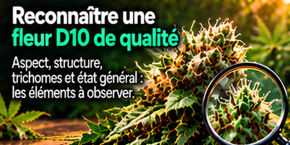 5. Comment reconnaître une fleur D10 de qualité ?