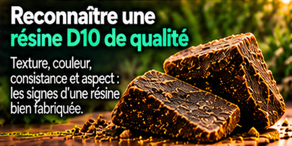 6. Comment reconnaître une résine D10 de qualité ?