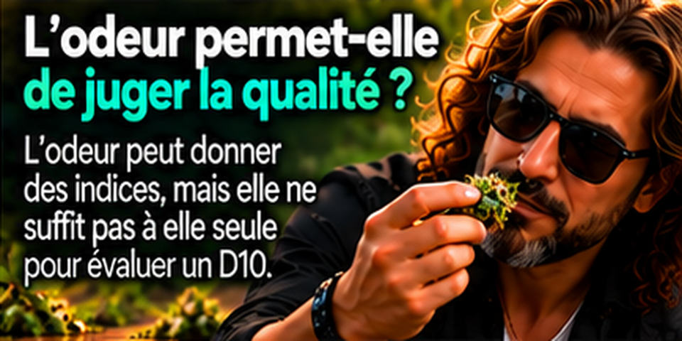 7. L’odeur permet-elle de reconnaître un D10 de qualité ?