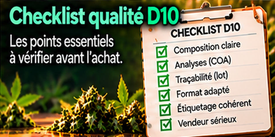 Checklist : reconnaître un D10 de qualité